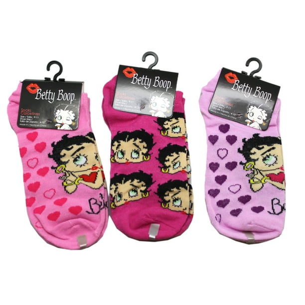 CUTE NEW OFFICIAL BETTY BOOP GIRLS LADIES PINK PLUSH SLIPPERS Sz 11/12 13/1 2/3